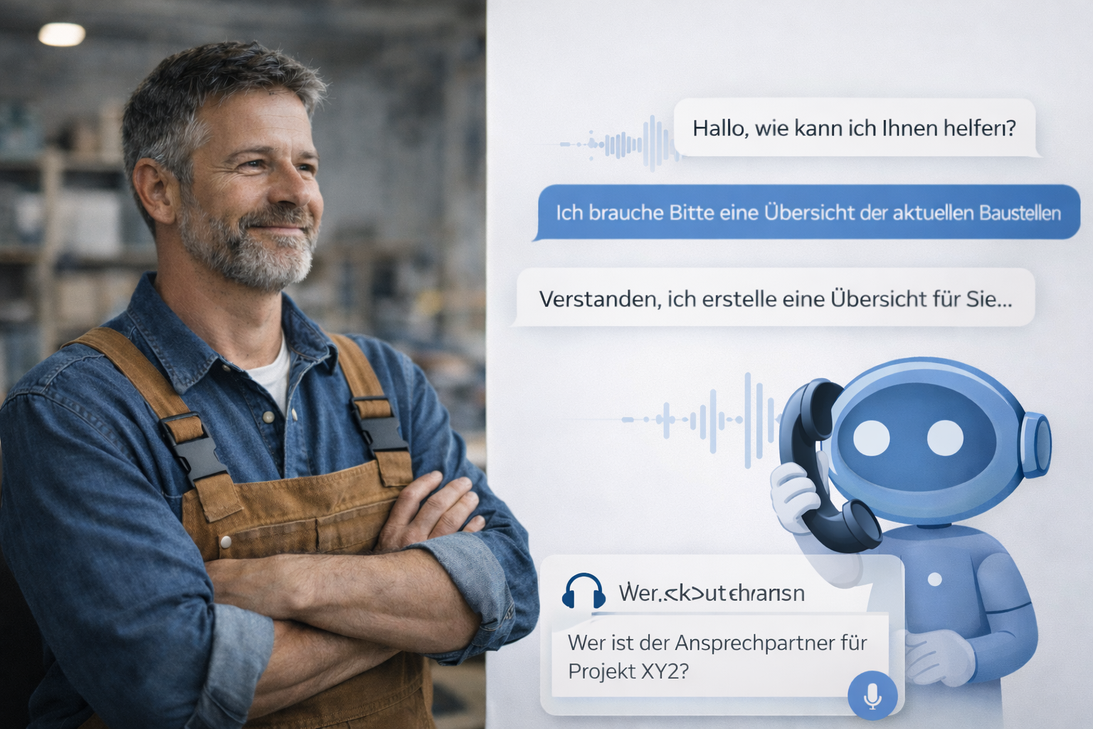 Voice-Agent im Einsatz
